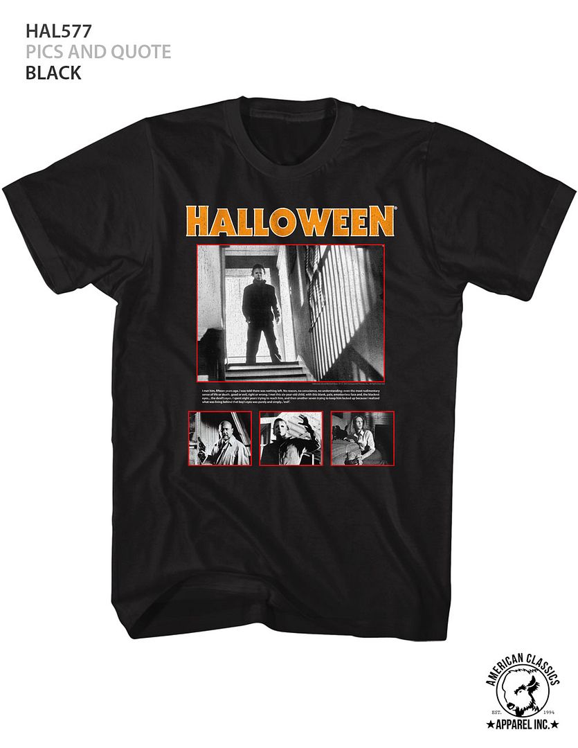 Halloween - Pics & Quote - Short Sleeve - Adult - T-Shirt