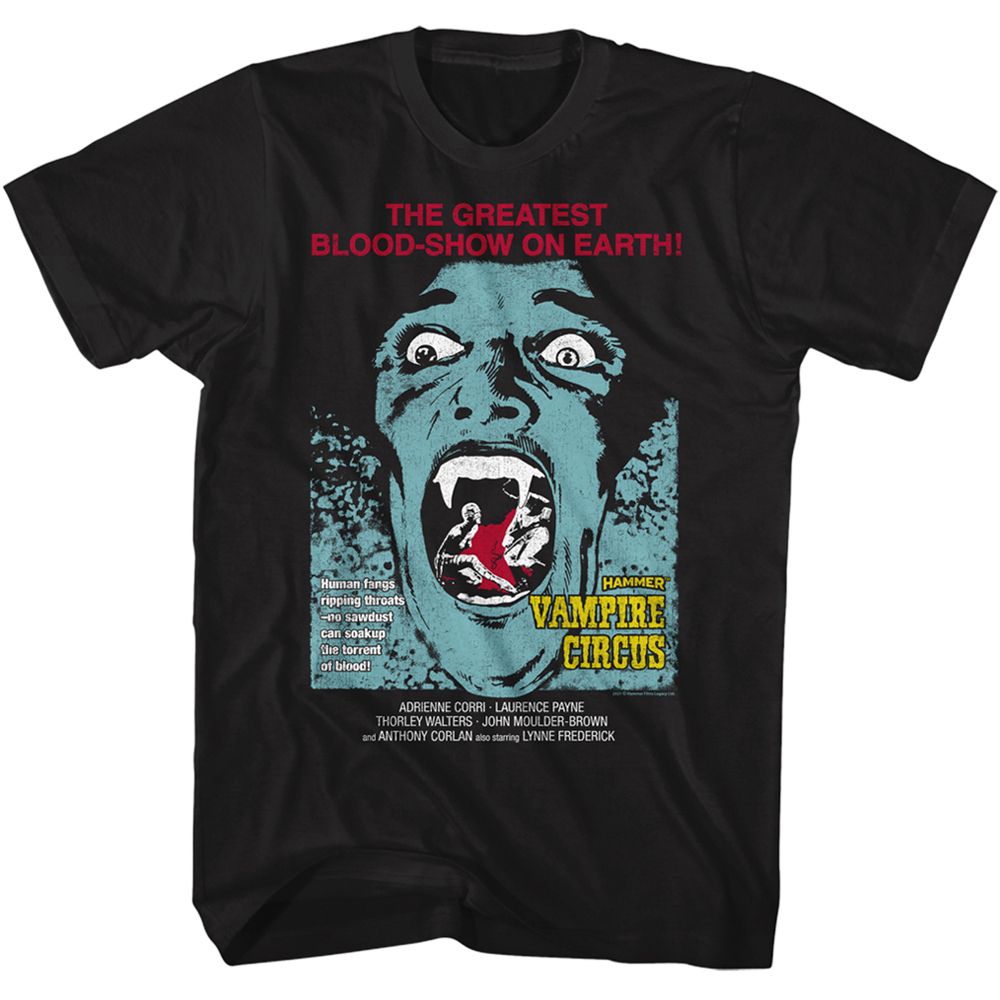 Hammer Horror - Vampire Circus Moth - Short Sleeve - Adult - T-Shirt