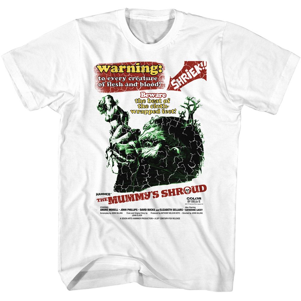 Hammer Horror - The Mummys Shroud - Short Sleeve - Adult - T-Shirt