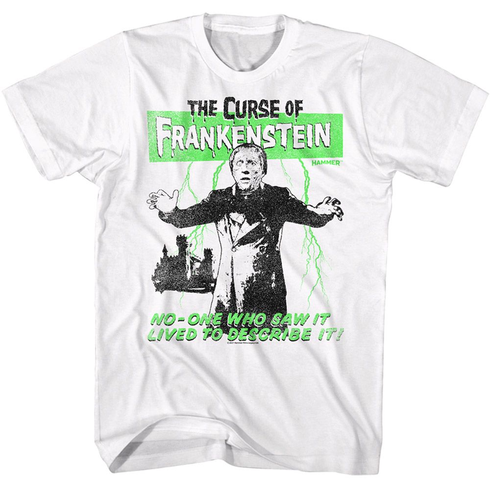 Hammer Horror - Curse Of Frankenstein - Short Sleeve - Adult - T-Shirt