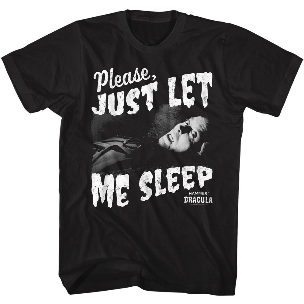 Hammer Horror - Just Let Me Sleep - Short Sleeve - Adult - T-Shirt