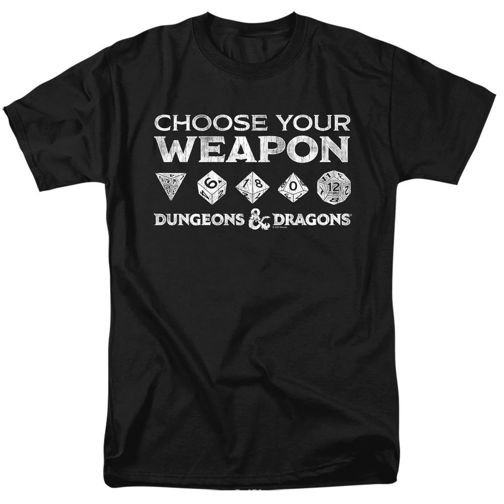 Dungeons And Dragons - Choose Your Weapon - Adult T-Shirt