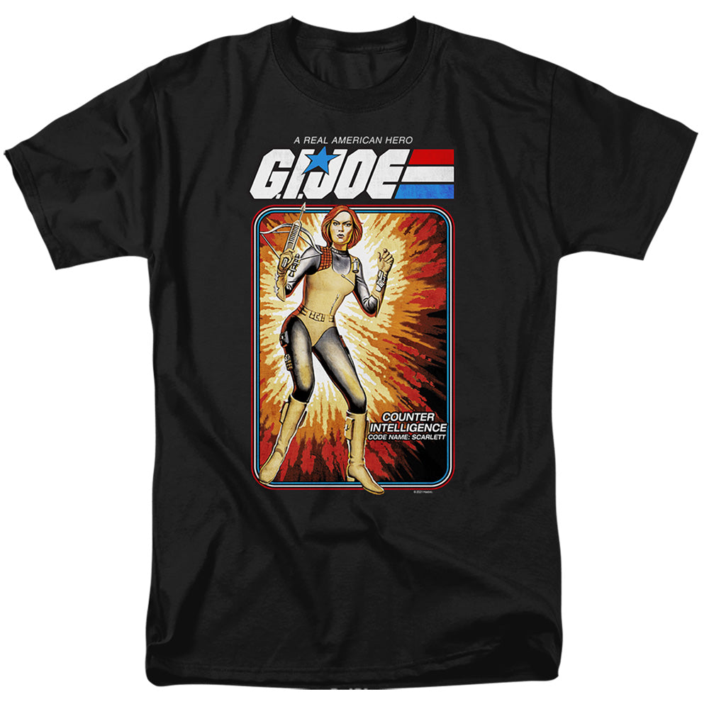 G.I. Joe - Scarlett Card - Adult T-Shirt