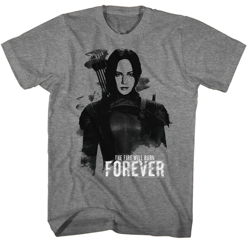 Hunger Games - Katniss Burn Forever - Short Sleeve - Adult - T-Shirt