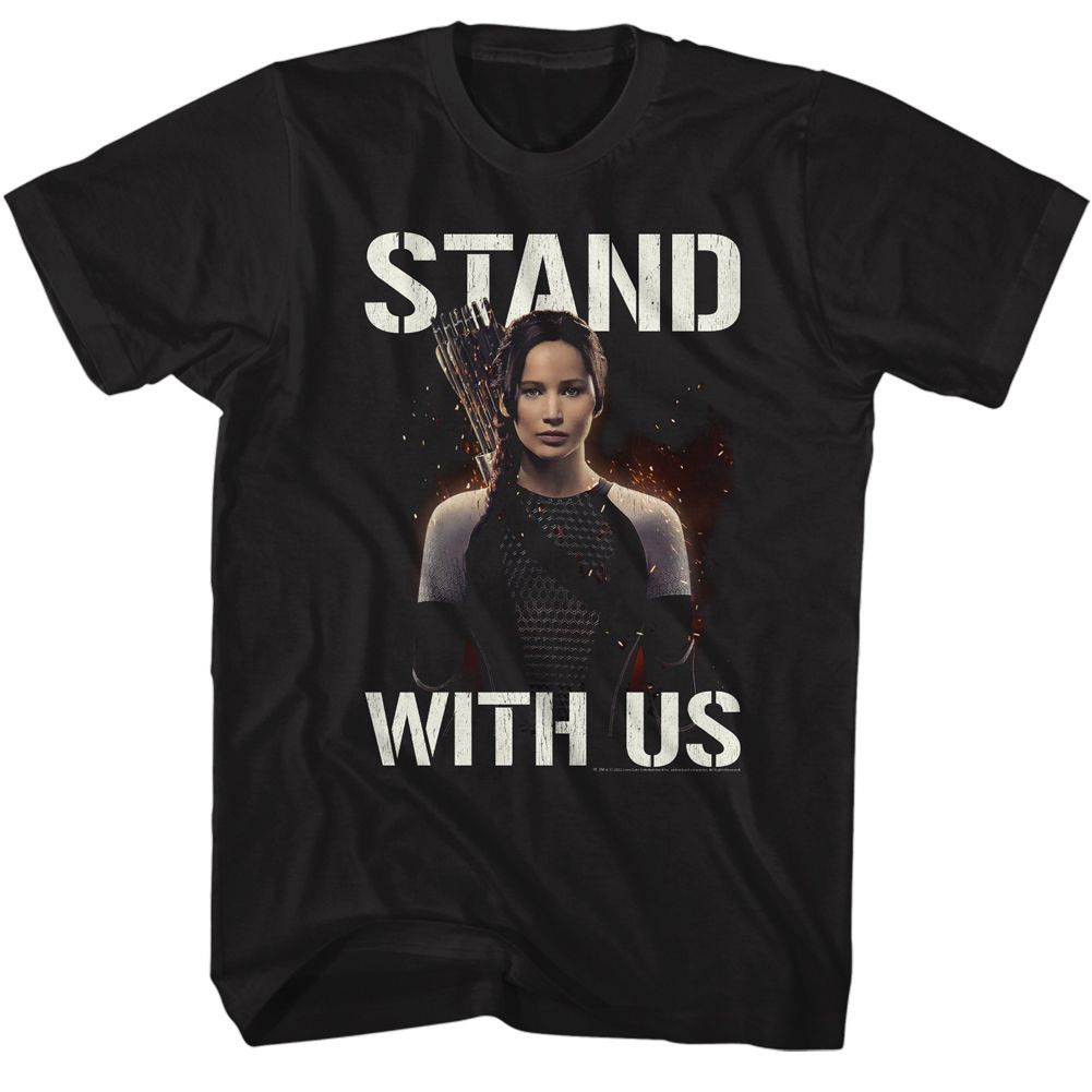 Hunger Games - Stand With Us Katniss - Short Sleeve - Adult - T-Shirt