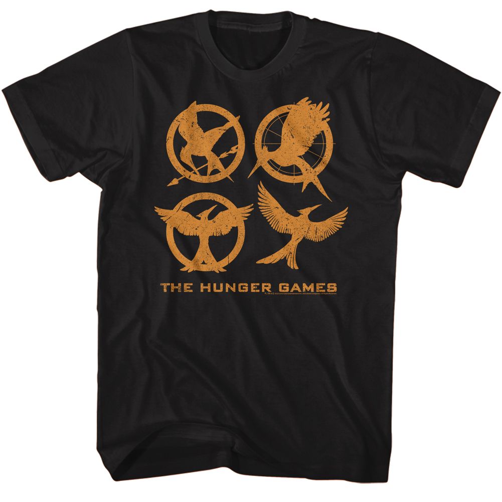 Hunger Games - Emblems - Short Sleeve - Adult - T-Shirt