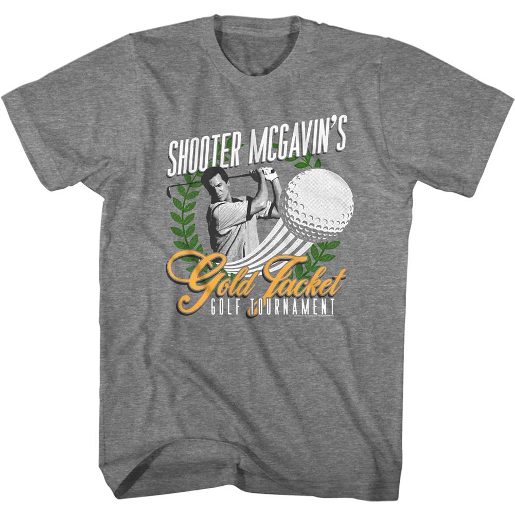 Happy Gilmore - Gold Jacket Tournament - Short Sleeve - Heather - Adult - T-Shirt