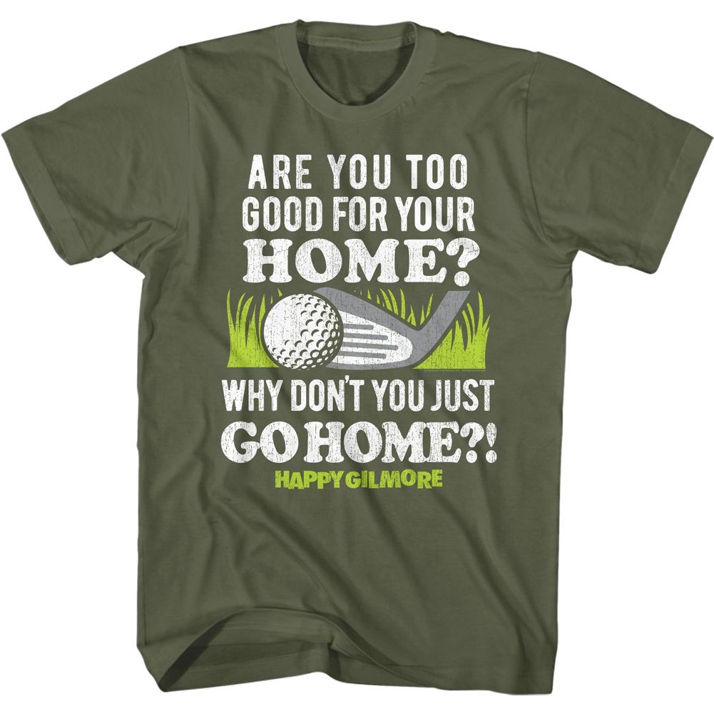 Happy Gilmore - Go To Your Home - Short Sleeve - Adult - T-Shirt