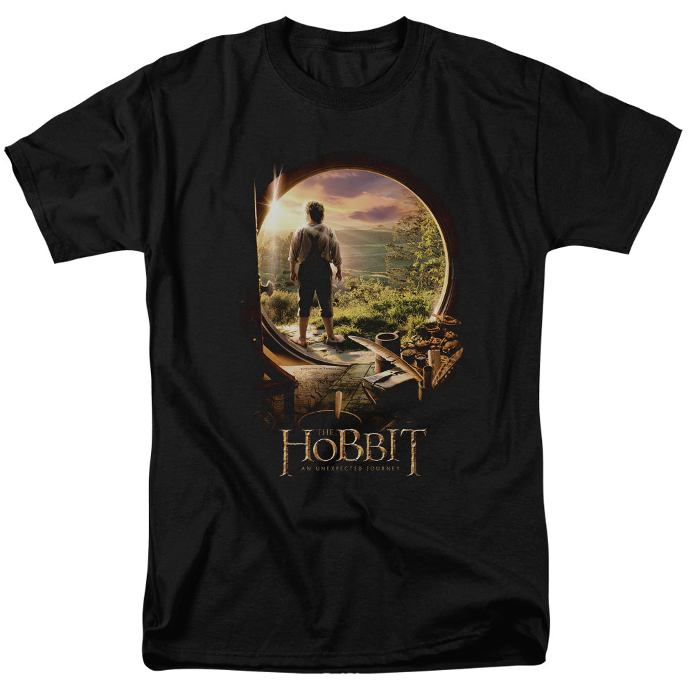 The Lord of The Rings The Hobbit - Hobbit In Door - Adult T-Shirt