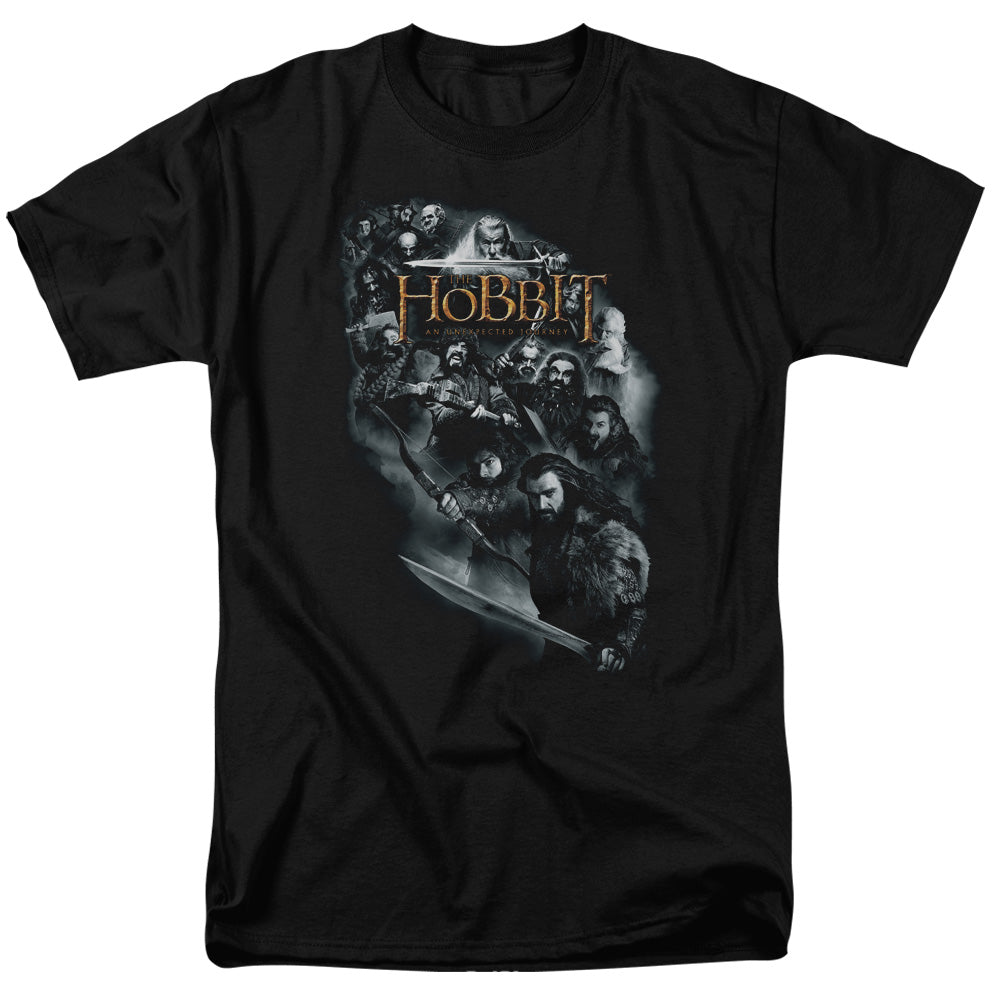 The Lord of The Rings The Hobbit - Cast Of Characters - Adult T-Shirt