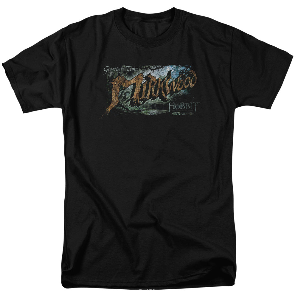 The Lord of The Rings The Hobbit - Greetings From Mirkwood - Adult T-Shirt