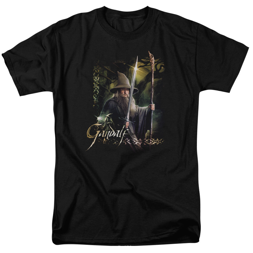 The Lord of The Rings The Hobbit - Sword And Staff - Adult T-Shirt