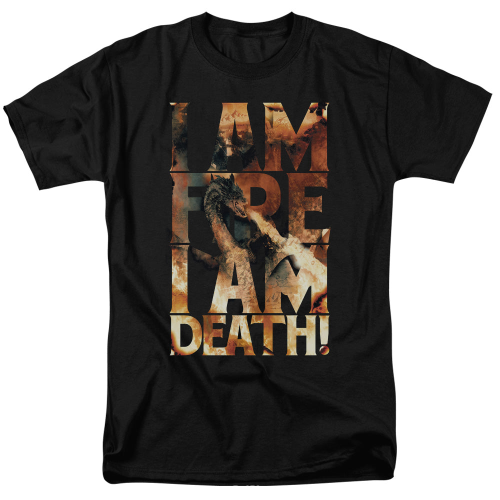 The Lord of The Rings The Hobbit - I Am Fire - Adult T-Shirt