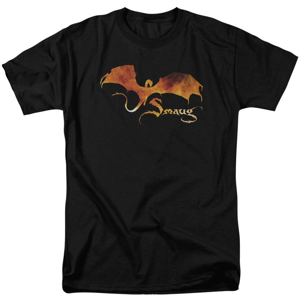 The Lord of The Rings The Hobbit - Smaug On Fire - Adult T-Shirt