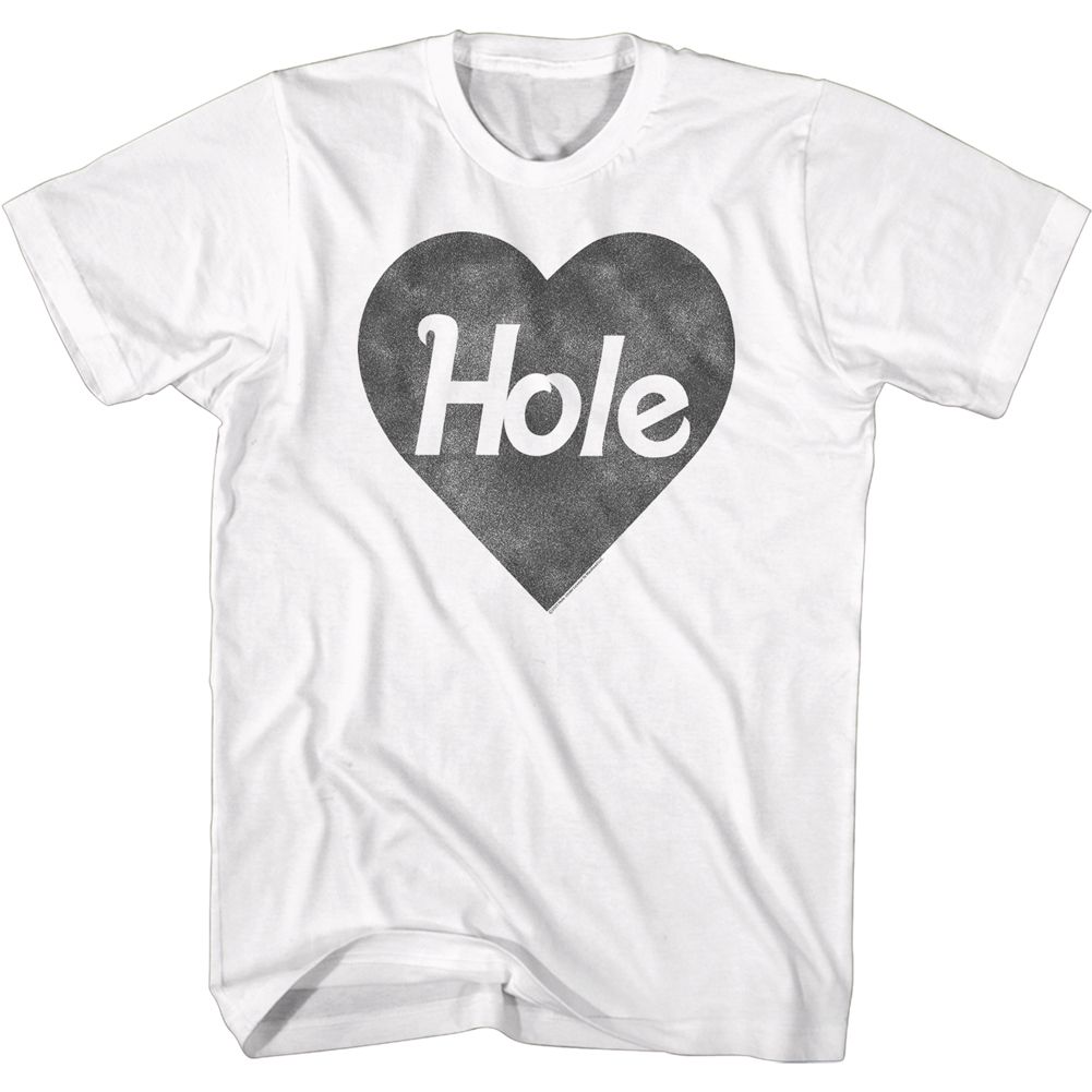 Hole - Black Heart Logo - Short Sleeve - Adult - T-Shirt