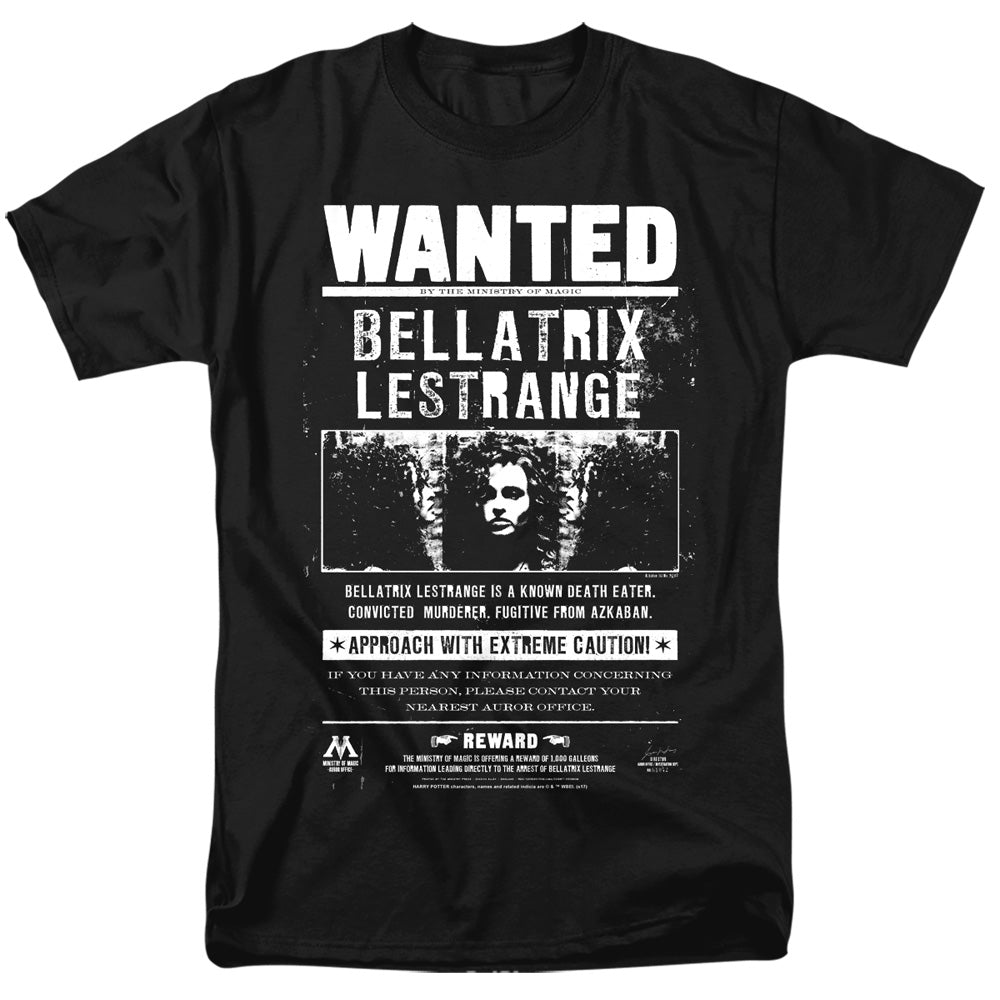 Harry Potter - Wanted Bellatrix - Adult T-Shirt