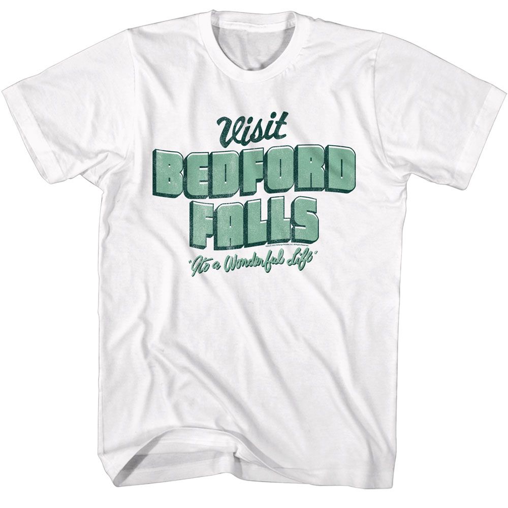 Its A Wonderful Life - Visit Bedford Falls - Short Sleeve - Adult - T-Shirt