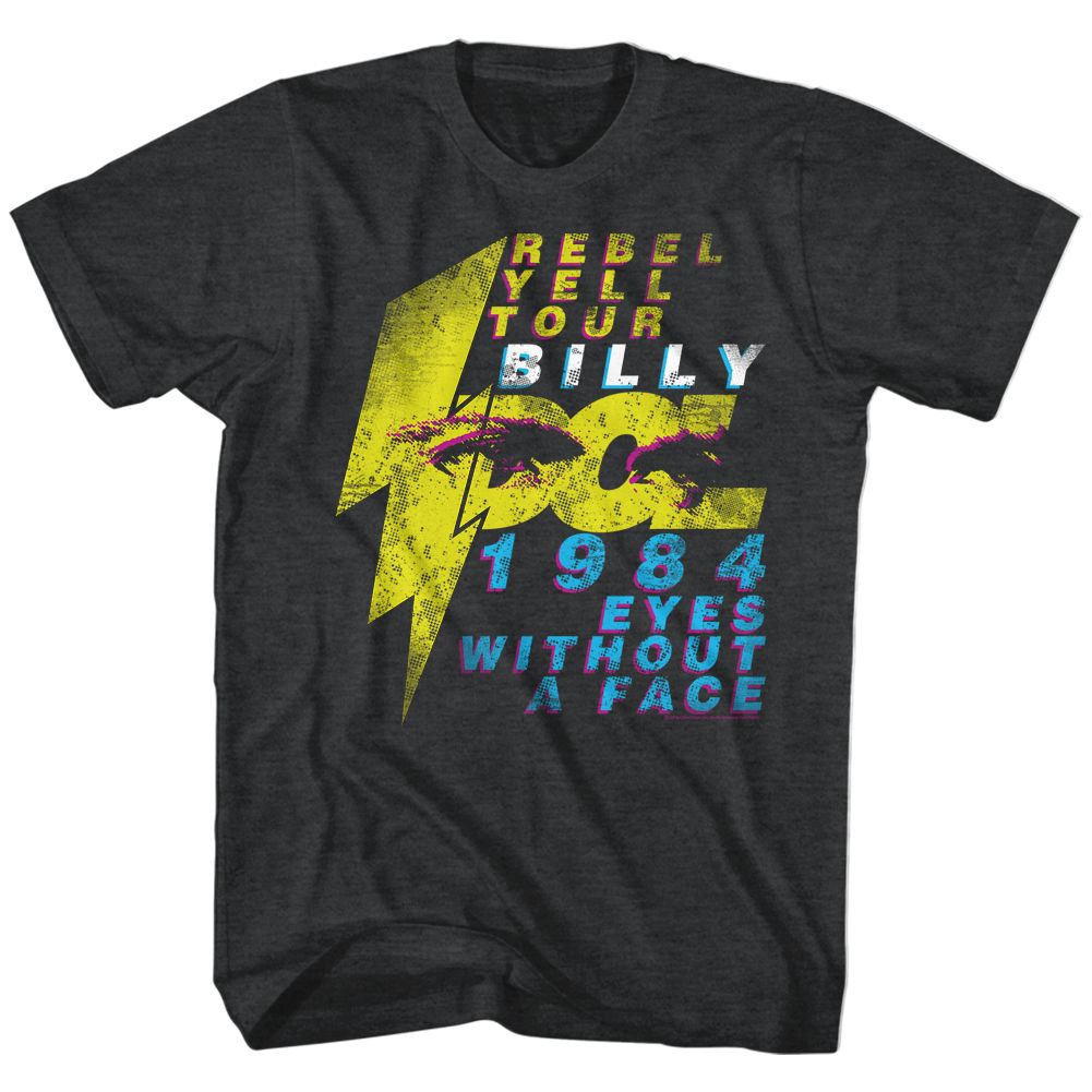 Billy Idol - Eyeballs - Short Sleeve - Heather - Adult - T-Shirt