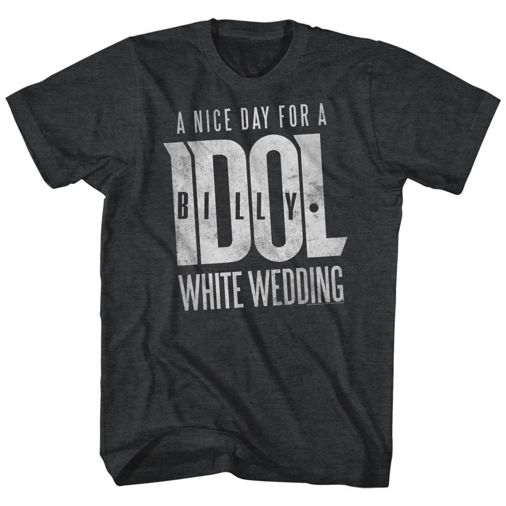 Billy Idol - White Wedding - Short Sleeve - Heather - Adult - T-Shirt