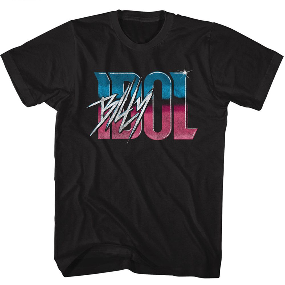 Billy Idol - Name Gradient - Short Sleeve - Adult - T-Shirt