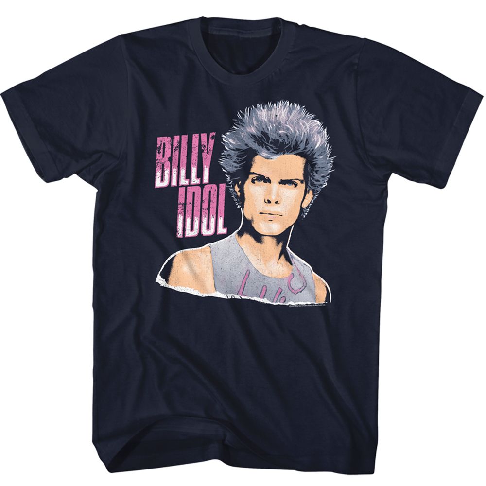 Billy Idol - Soft Clouds - Short Sleeve - Adult - T-Shirt