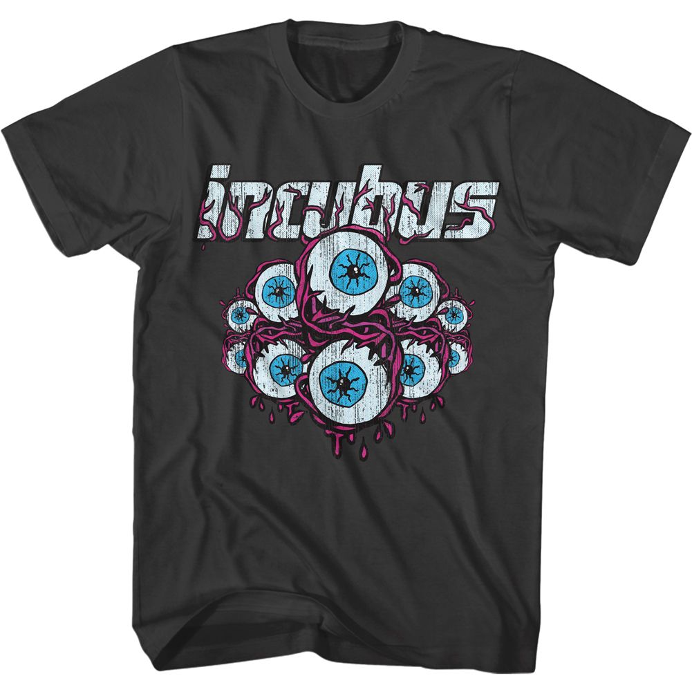 Incubus - Logo & Eyeballs - Short Sleeve - Adult - T-Shirt