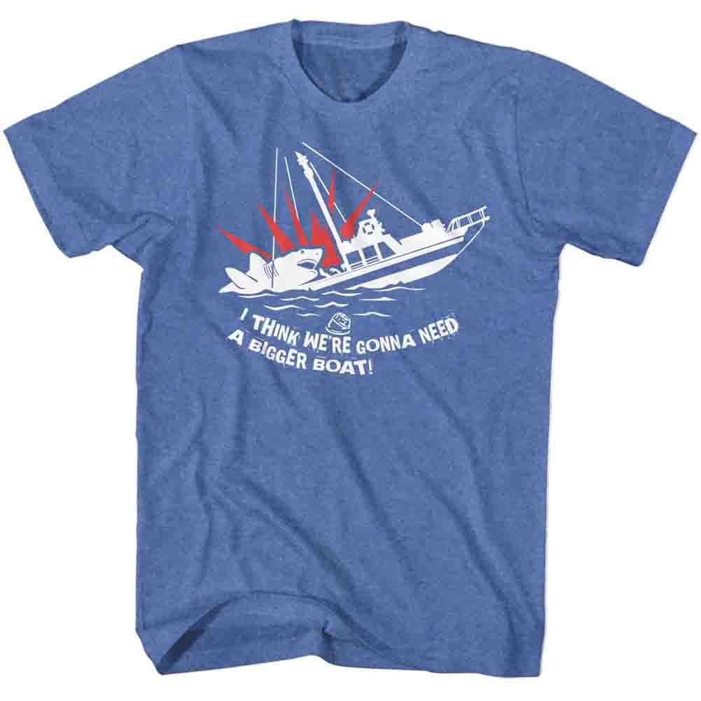 Jaws - Bigger Boat - Short Sleeve - Heather - Adult - T-Shirt