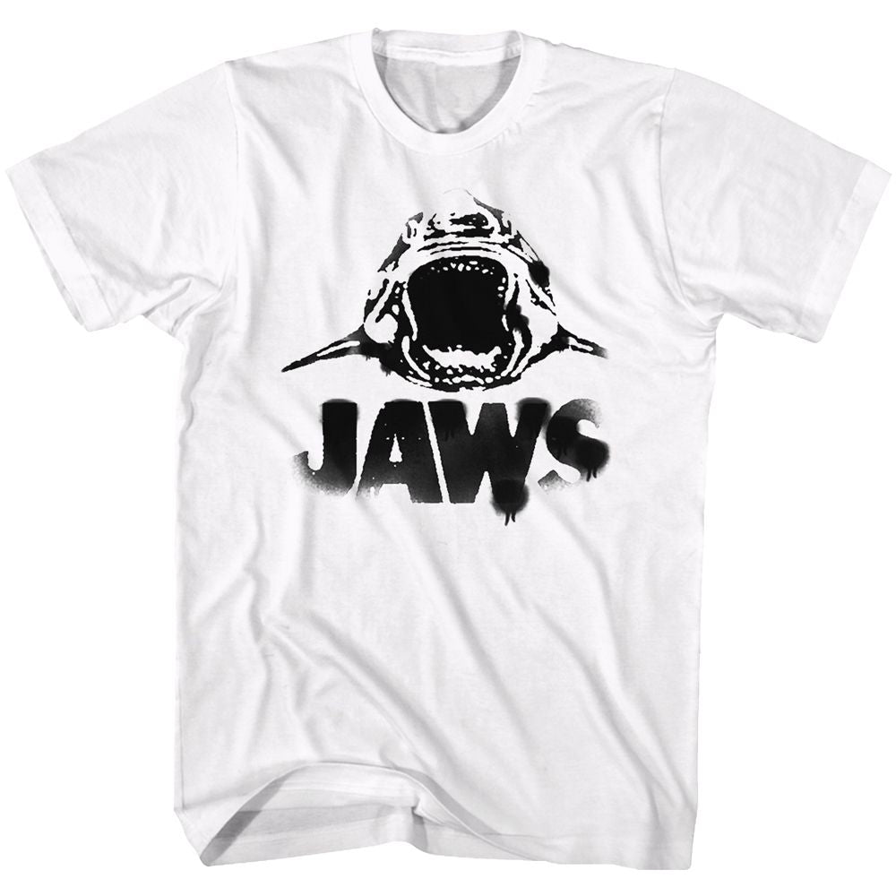 Jaws - Black Logo - Short Sleeve - Adult - T-Shirt