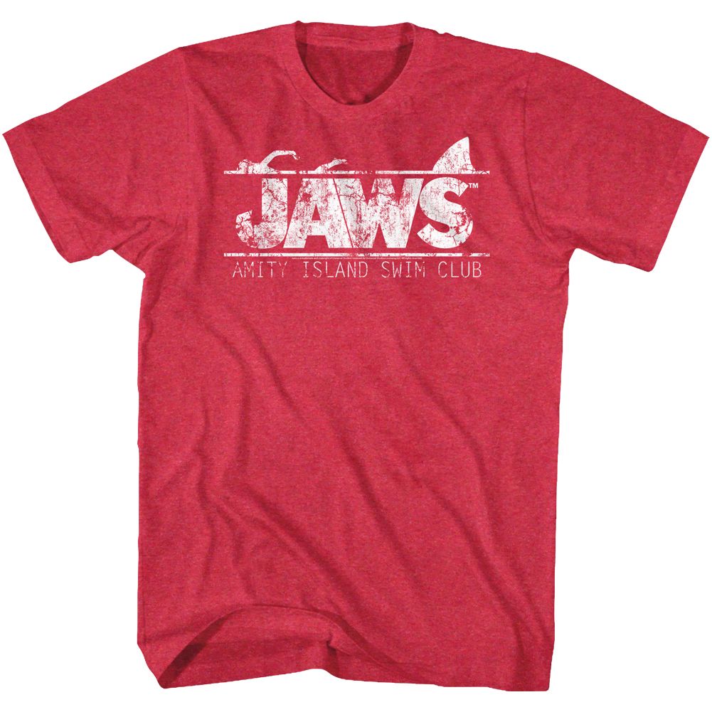 Jaws - Swim Club - Short Sleeve - Heather - Adult - T-Shirt