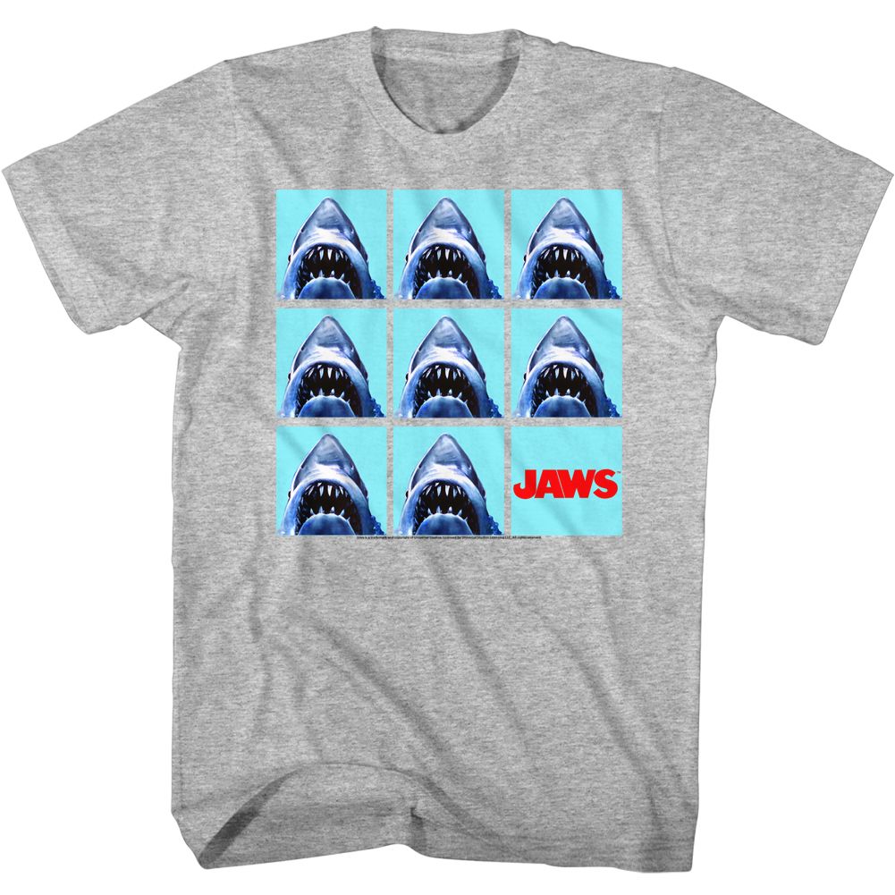 Jaws - Undefeatable - Short Sleeve - Heather - Adult - T-Shirt