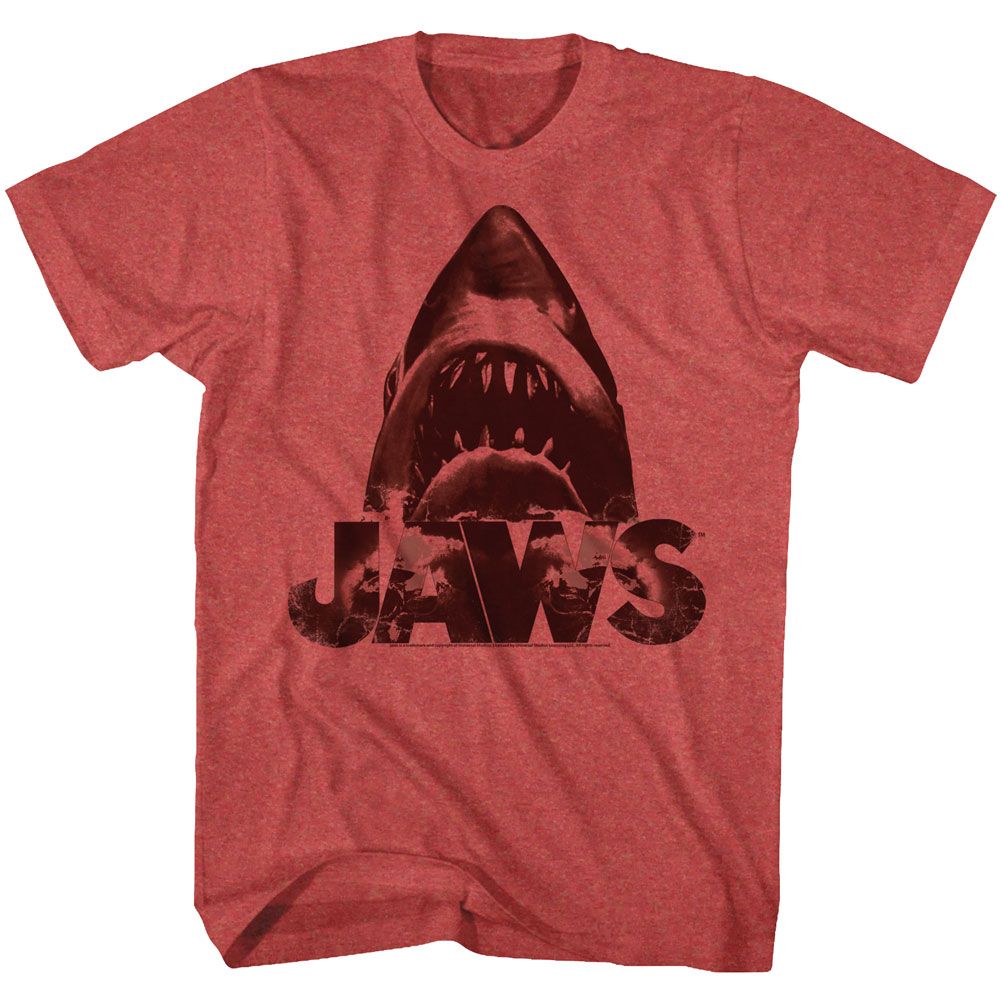 Jaws - Burnt Jaws 2 - Short Sleeve - Heather - Adult - T-Shirt
