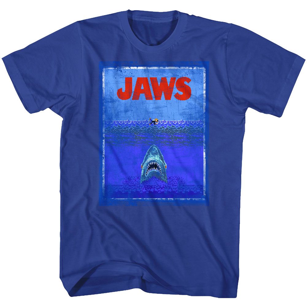 Jaws - 8Bit Terror - Short Sleeve - Adult - T-Shirt