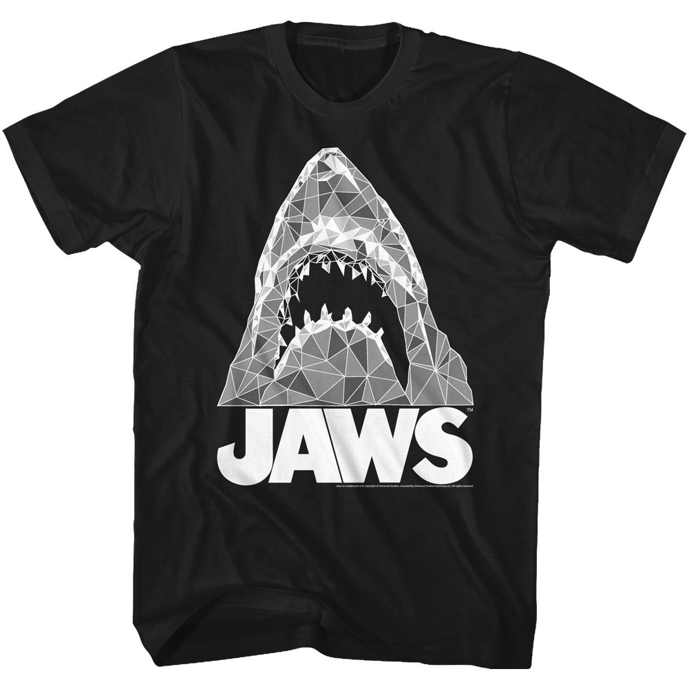 Jaws - Geometric Sharks - Short Sleeve - Adult - T-Shirt