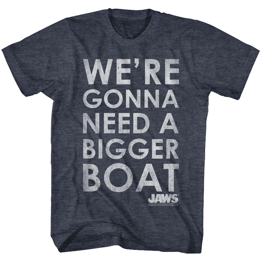 Jaws - Bigger Boat 3 - Short Sleeve - Adult - T-Shirt