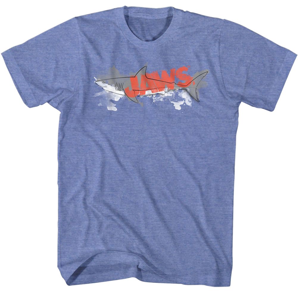 Jaws - Watermark - Short Sleeve - Heather - Adult - T-Shirt