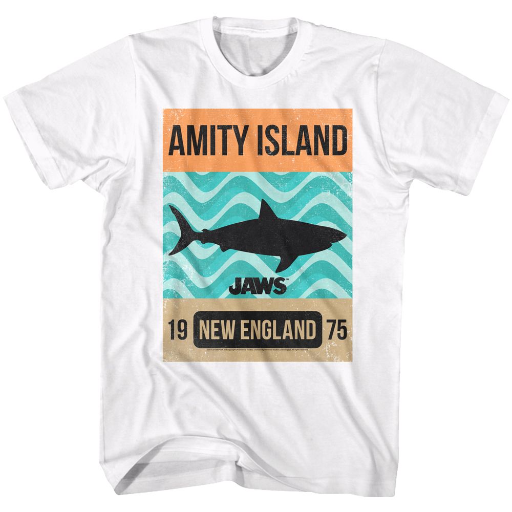 Jaws - Waves - Short Sleeve - Adult - T-Shirt