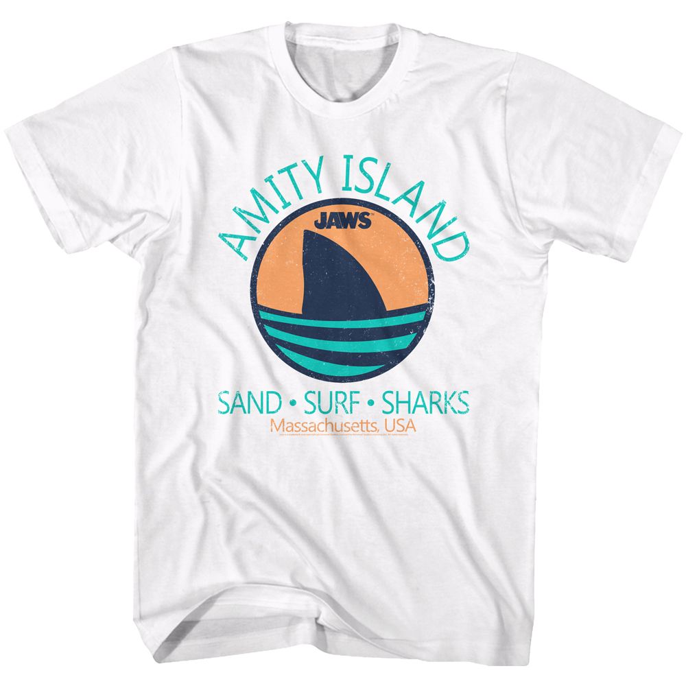 Jaws - Shark Fin - Short Sleeve - Adult - T-Shirt