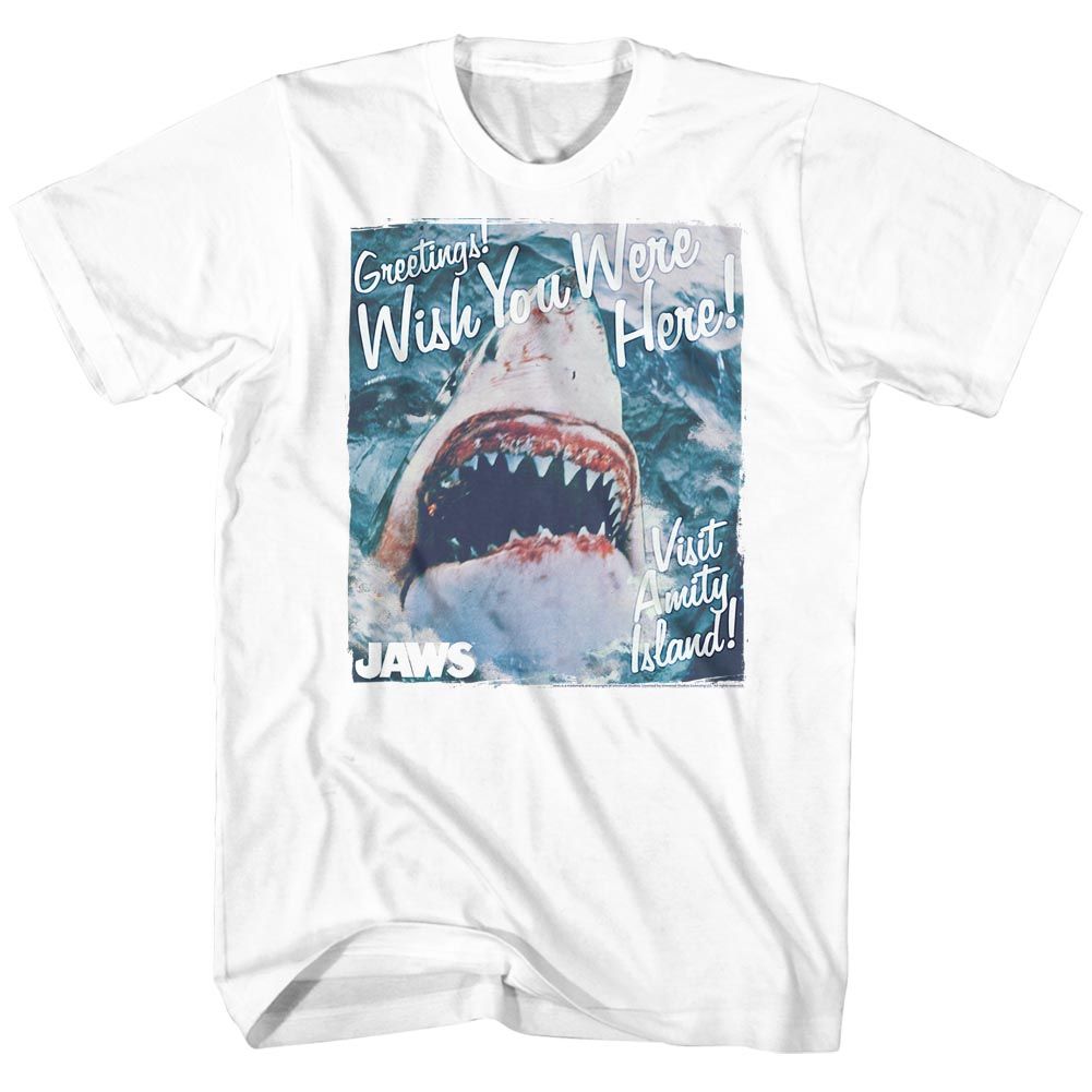 Jaws - Greetings - Short Sleeve - Adult - T-Shirt