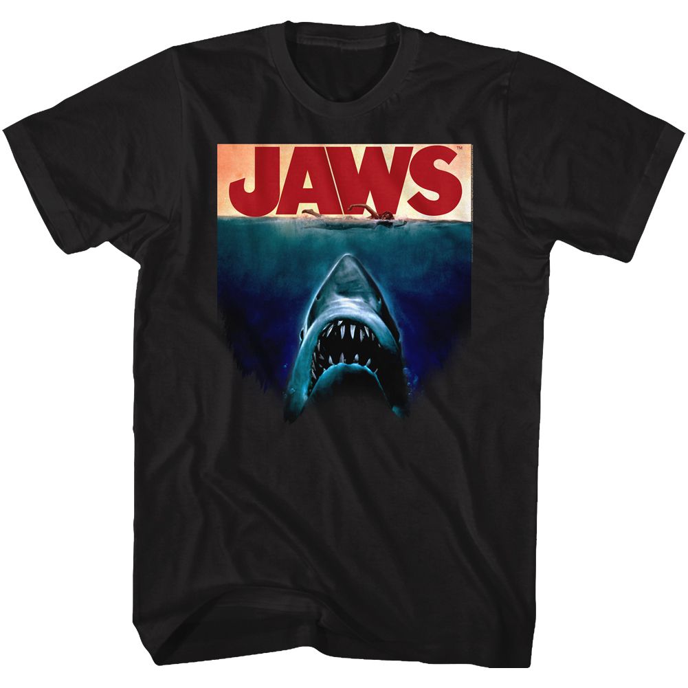 Jaws - Poster Again - Short Sleeve - Adult - T-Shirt