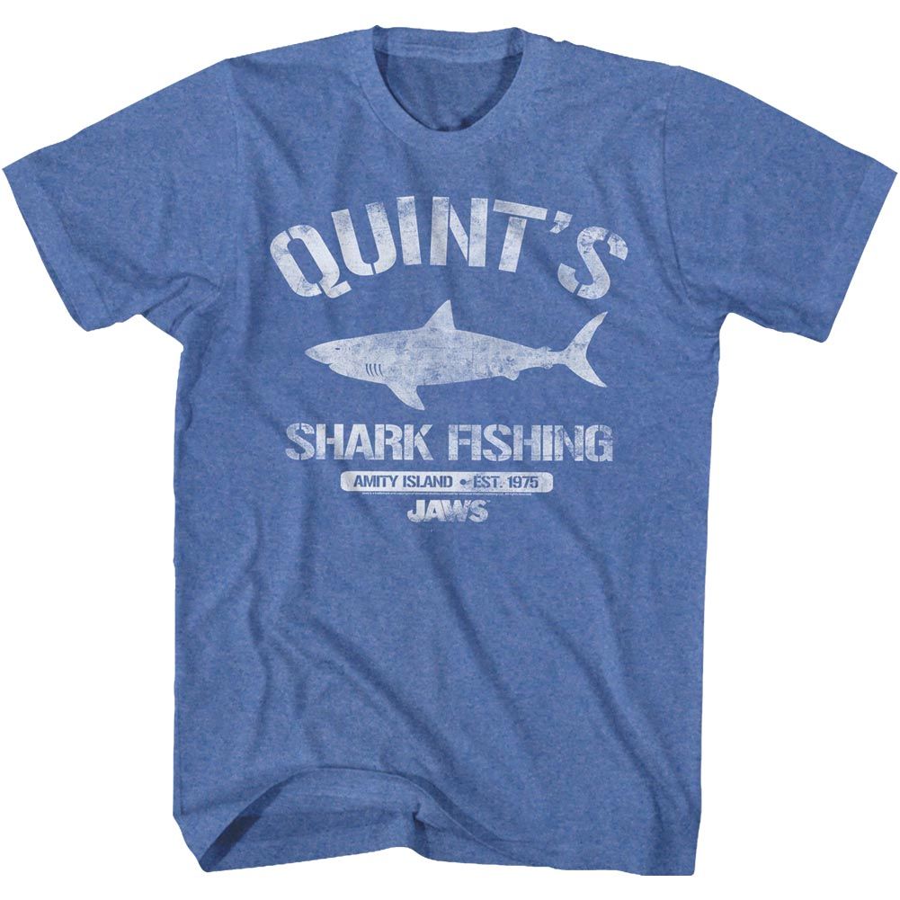 Jaws - Quints - Short Sleeve - Heather - Adult - T-Shirt