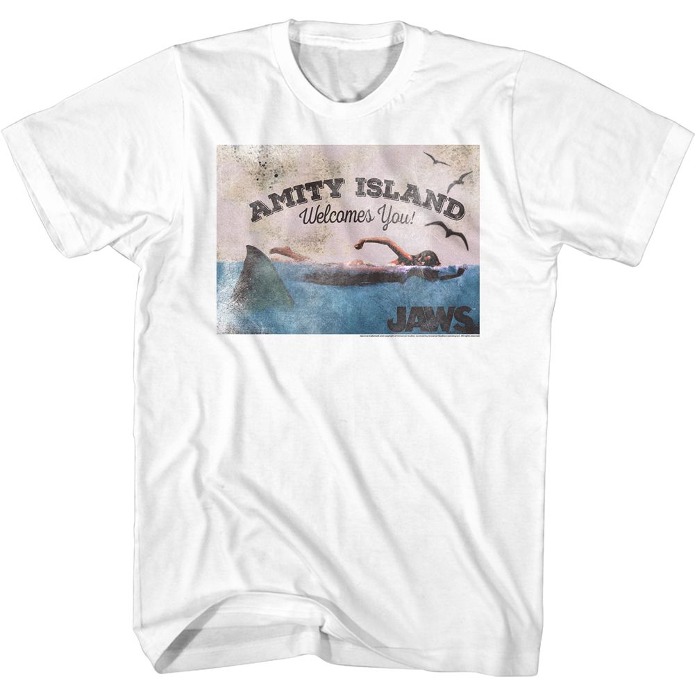 Jaws - Welcome - Short Sleeve - Adult - T-Shirt