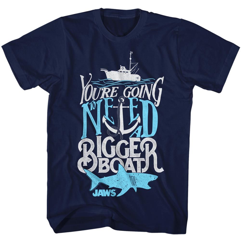 Jaws - Typography - Short Sleeve - Adult - T-Shirt