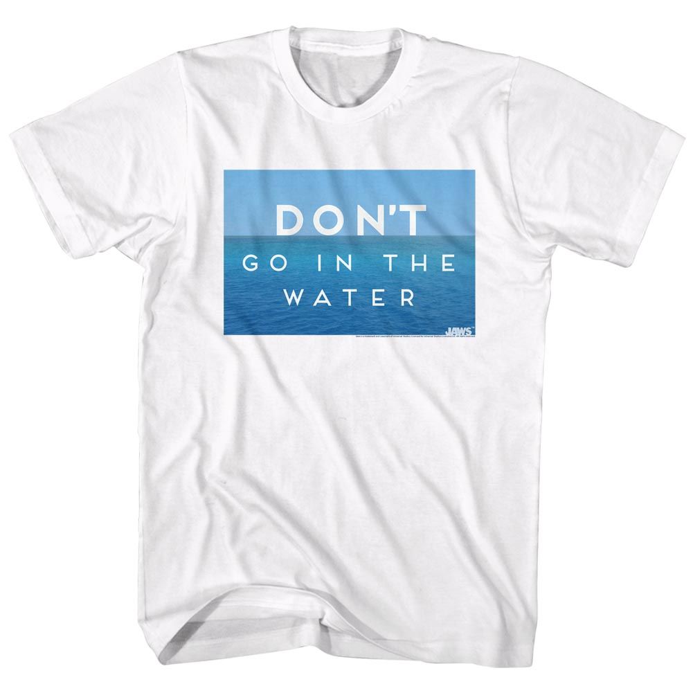 Jaws - Don't Go In The Water - Short Sleeve - Adult - T-Shirt