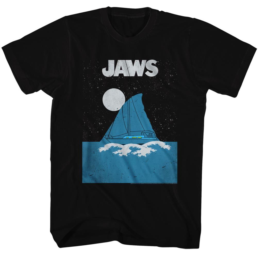 Jaws - Boat Fin - Short Sleeve - Adult - T-Shirt