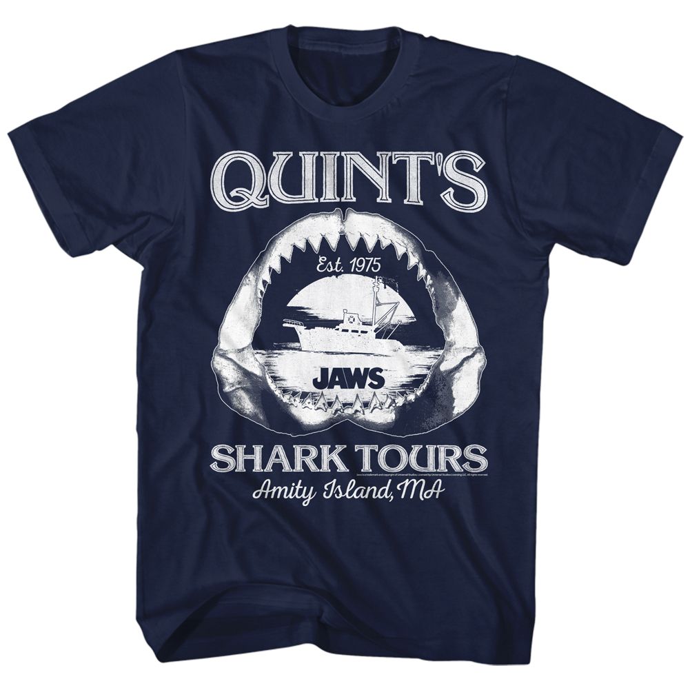 Jaws - Shark Tours - Short Sleeve - Adult - T-Shirt