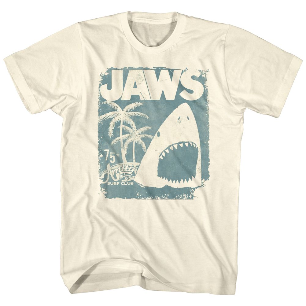 Jaws - Surf Club Poster - Short Sleeve - Adult - T-Shirt