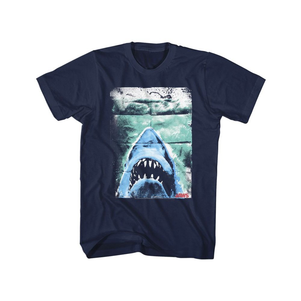 Jaws - Folded Poster - Short Sleeve - Adult - T-Shirt