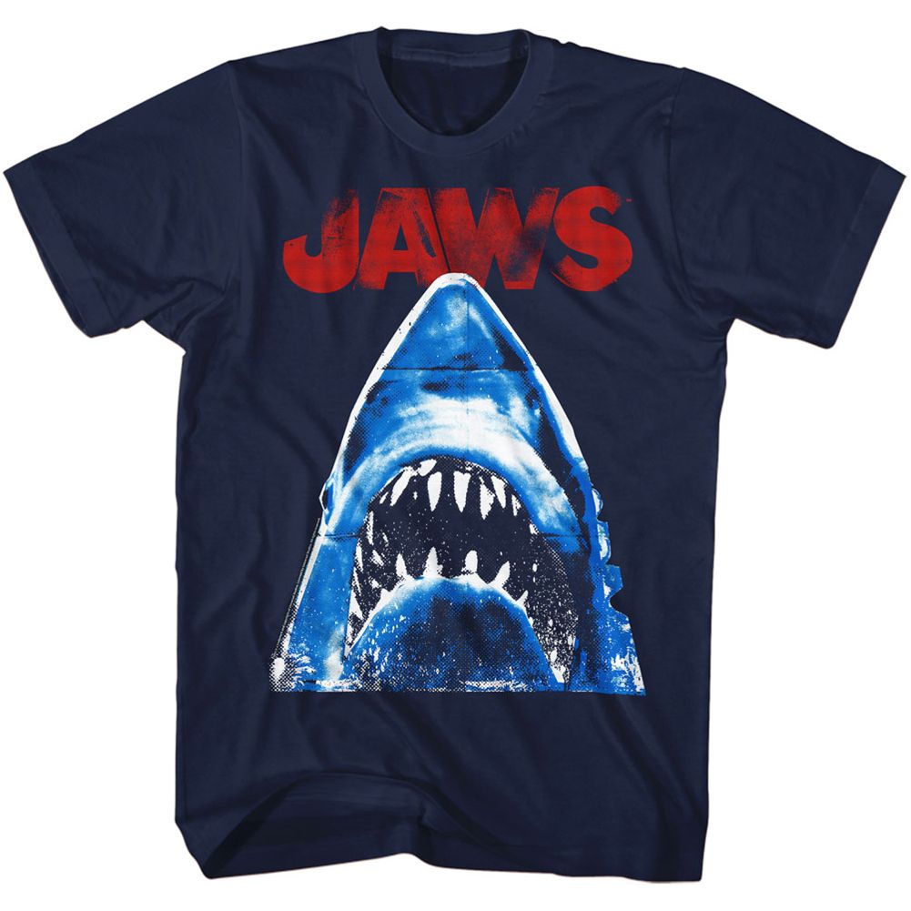 Jaws - Halftone - Short Sleeve - Adult - T-Shirt