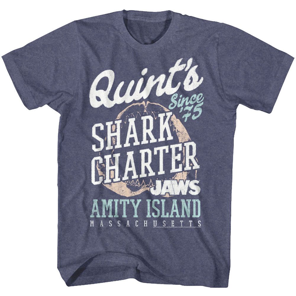 Jaws - Quints 2 - Short Sleeve - Heather - Adult - T-Shirt