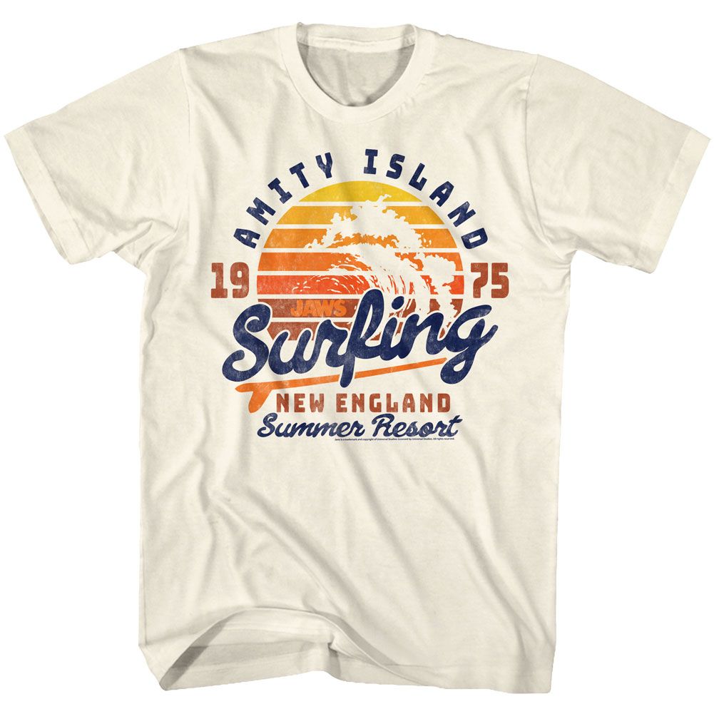 Jaws - Amity Surfing - Short Sleeve - Adult - T-Shirt